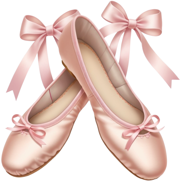 Pale pink ballet shoes