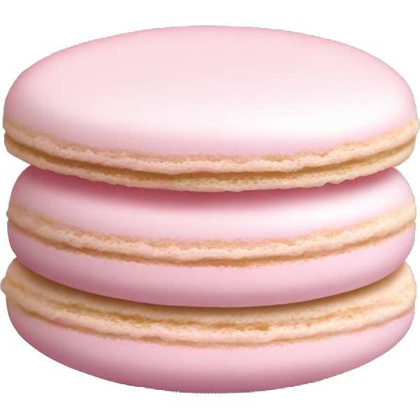 Pale pink macaron