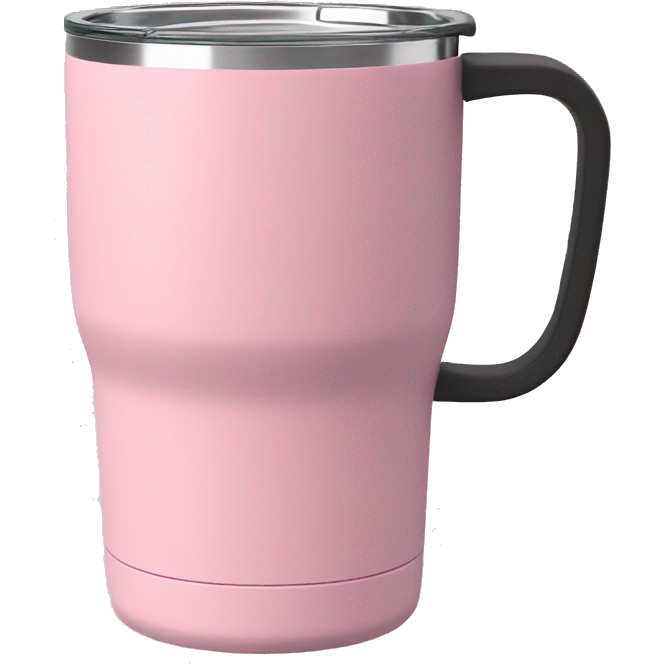 Stanley tumbler pink with handle