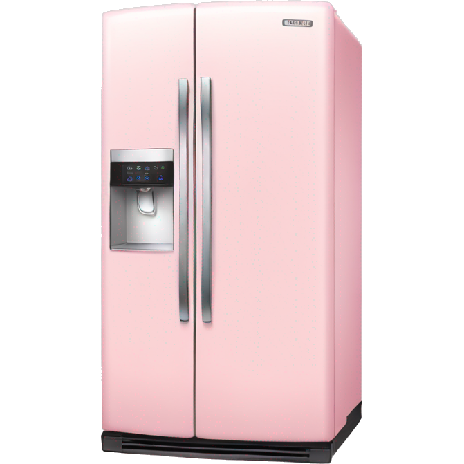 Light pink fridge