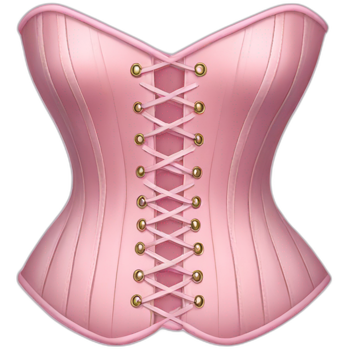 Pastel pink corset