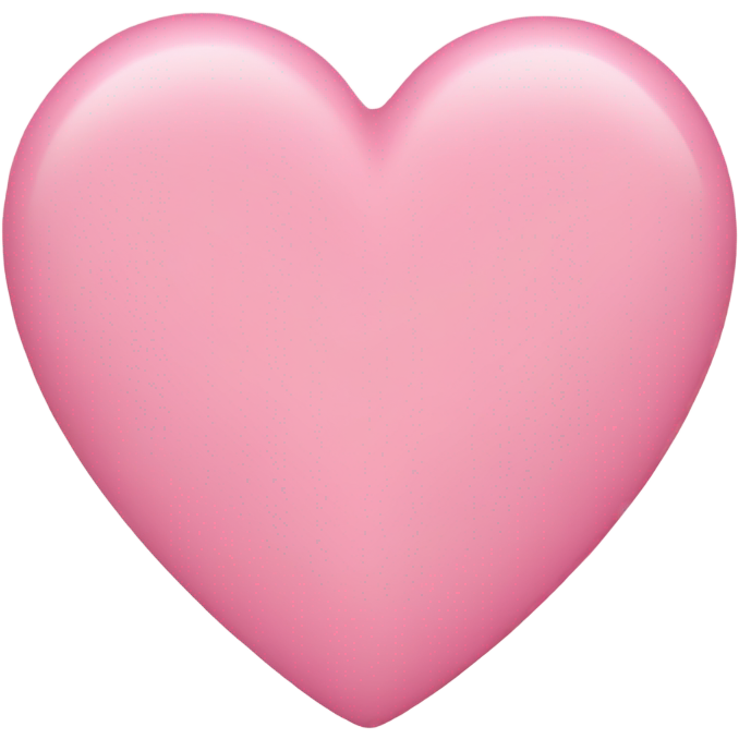 Corazón rosa pastel