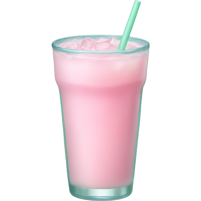 Pastel pink drink