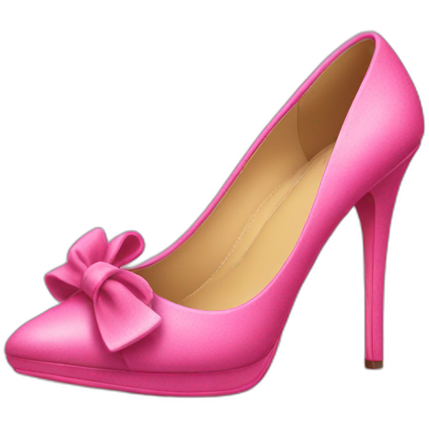 Pink high heels