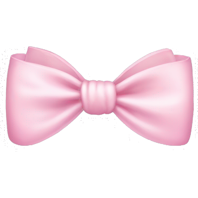 Baby pink bow