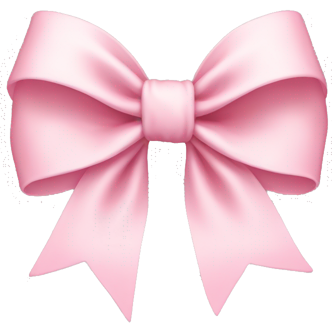 Light pink bow