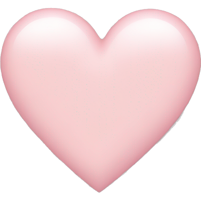 Light pink heart