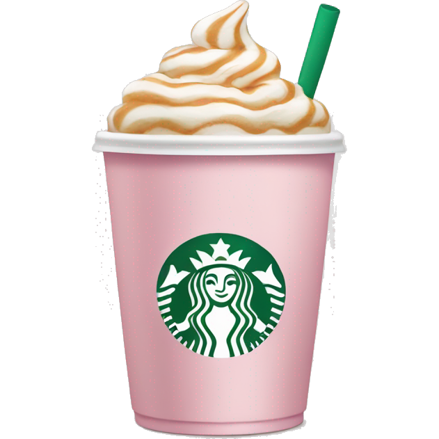 Light pink Starbucks coffee