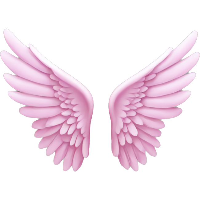 Pink angel wing