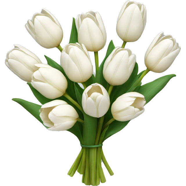 White tulip bouquet