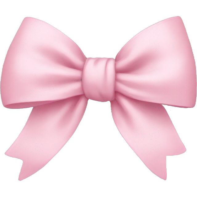 Light pink bow on light pink bow