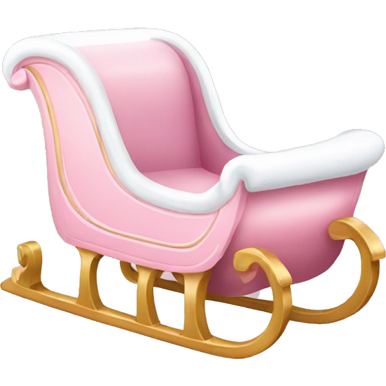 Light pink sleigh