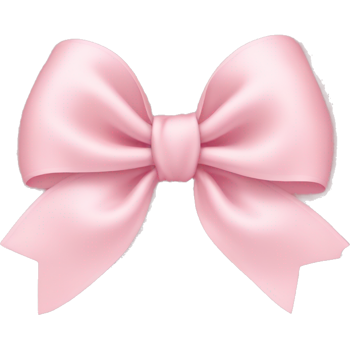 Light pink bow on light pink bow