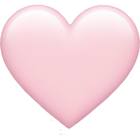 Light pink heart