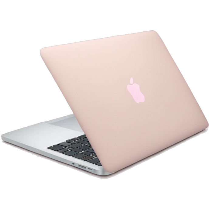 Pastel pink macbook