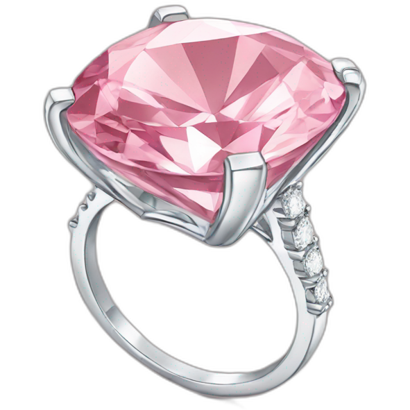 Pink diamond ring