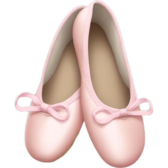 Pale pink ballet shoes