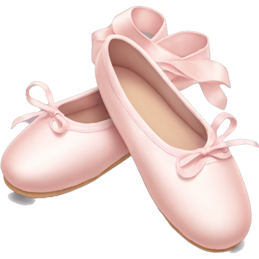 Pale pink ballet shoes