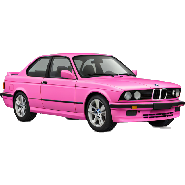 Pink bmw