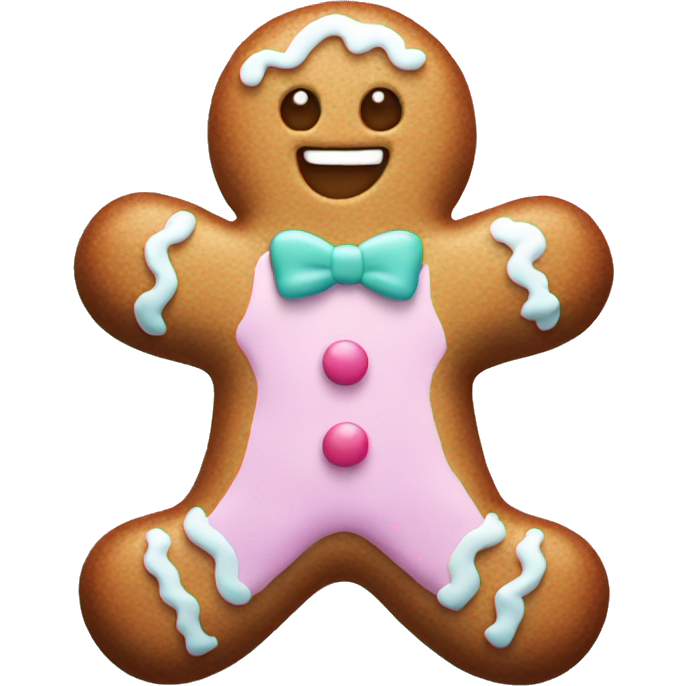 Pastel gingerbread man