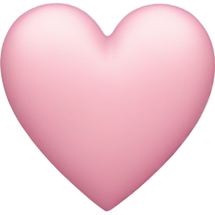 Pastel pink heart