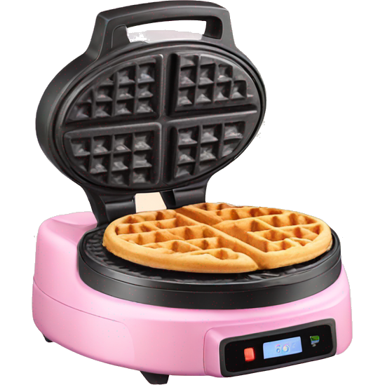 Pink waffle maker