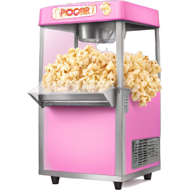 Popcorn machine with pink