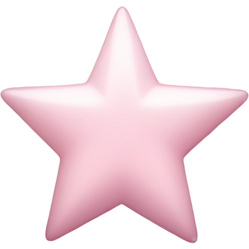 Pale pink star sparkle
