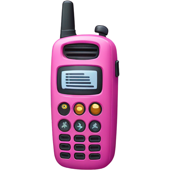 Pink walkie talkie