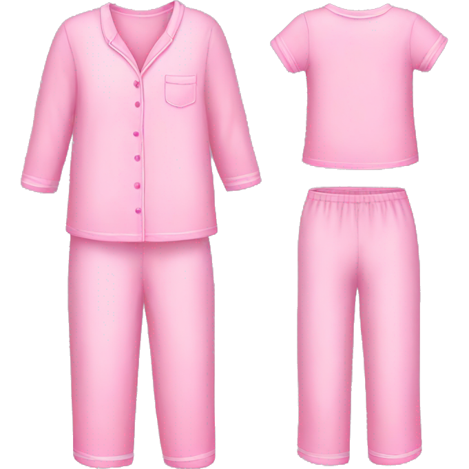 Girly pink pajamas