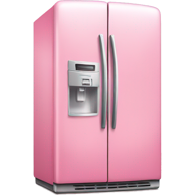 Large fancy pink refrigerator