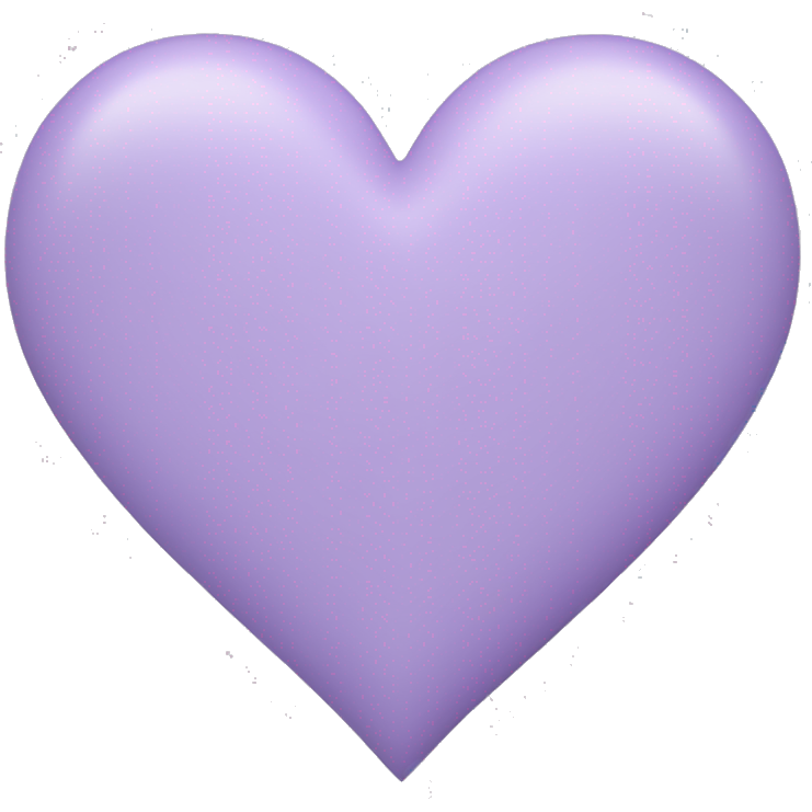 Lavender blush color heart