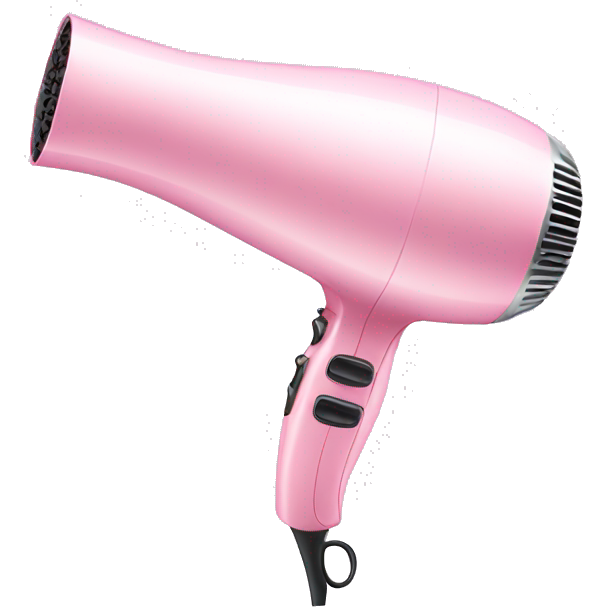 Light pink hair dryer