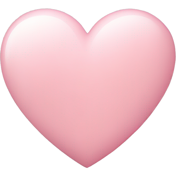 Light pink heart