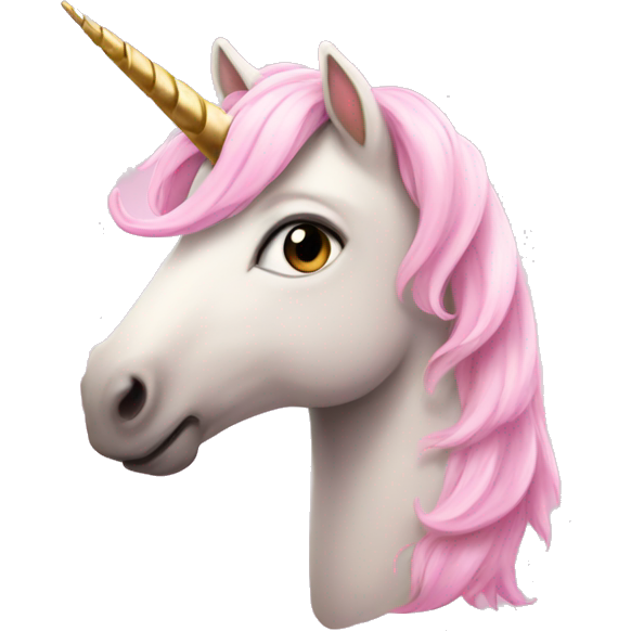 Light pink heart unicorn
