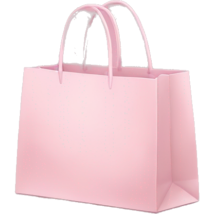 Light pink shopping bags