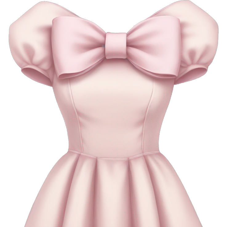 Pale pink Vintage bow dress