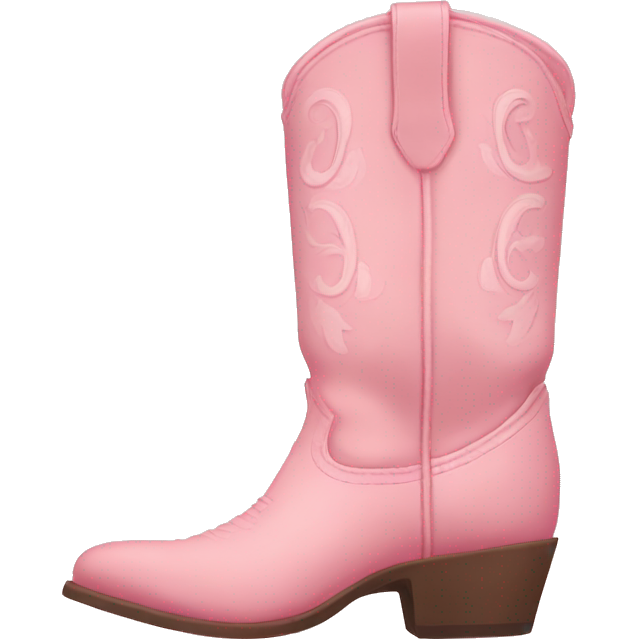 Pastel pink cowgirl boots