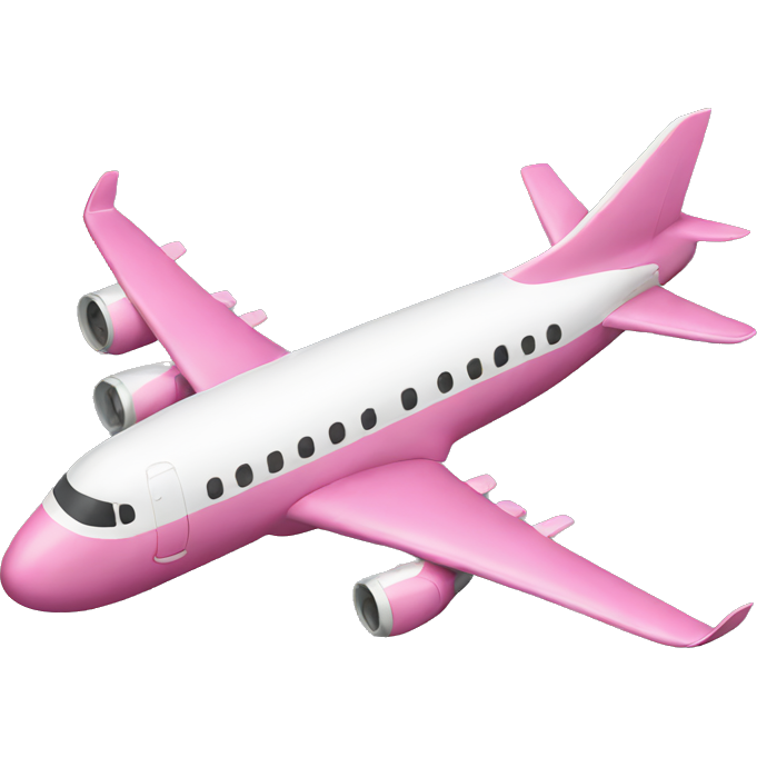 Pink airplane
