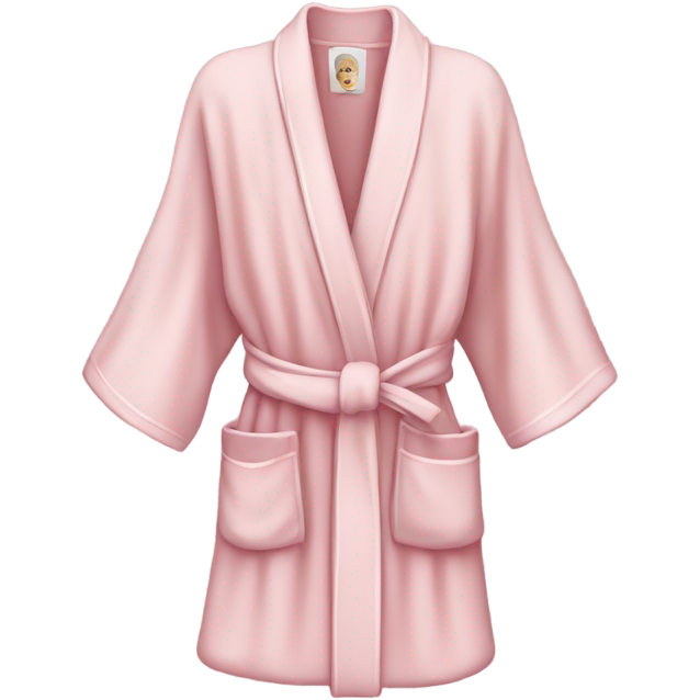 Soft pink robe