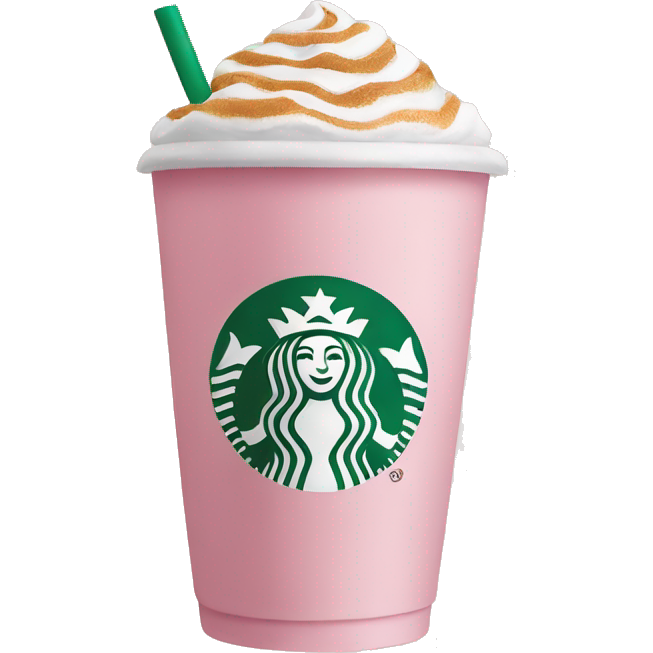 Soft pink Starbucks