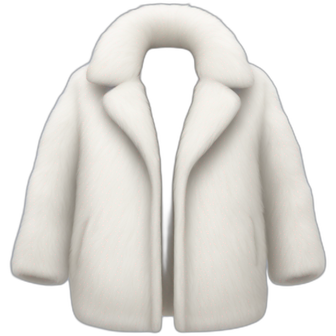 White Fur coat