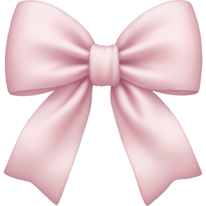 Pale Pink bow
