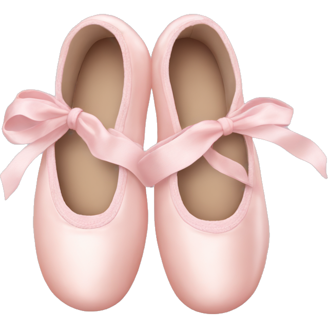 Pale pink ballet shoes