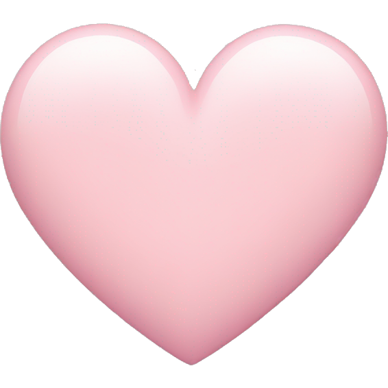 Pastel pink heart