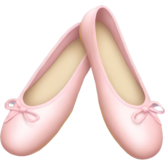 Soft pink ballerina shoes