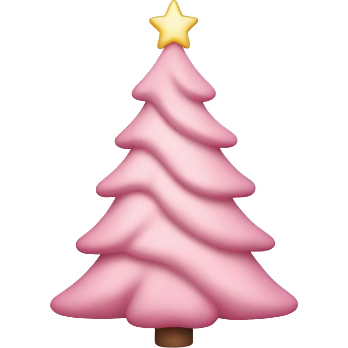 Light pink Xmas tree
