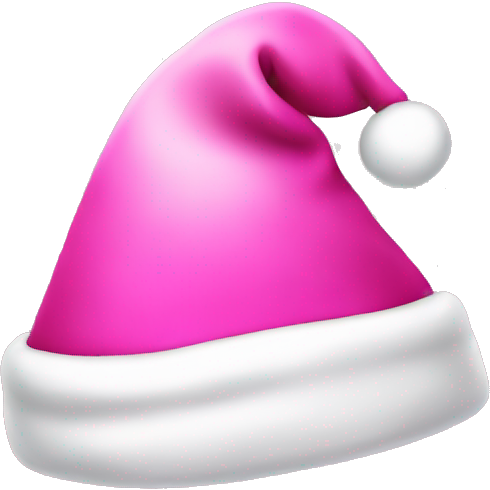 Xmas pink santa hat