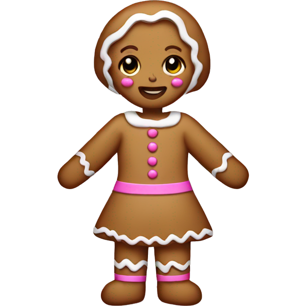 Gingerbread girl pink