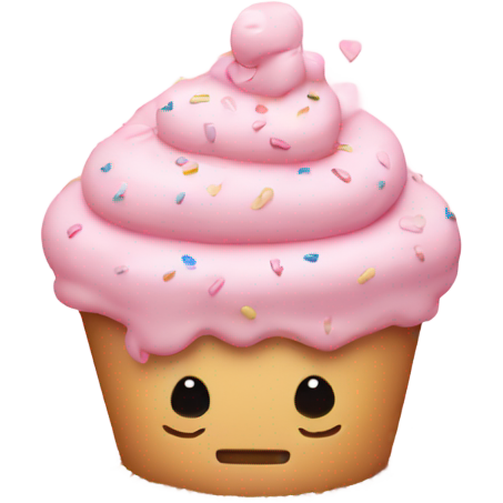 Light pink hearts with sprinkles on top